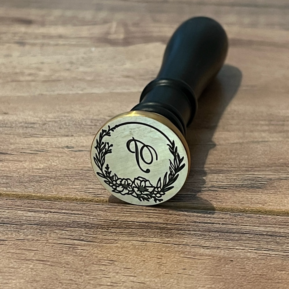 Artisaire Wax Seal Stamp, Letter P in Script